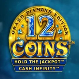 12 Coins Grand Diamond Edition slot visual from Wazdan available on catsspinscasino.com