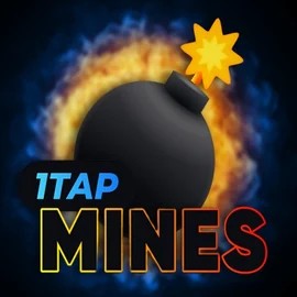 1Tap Mines by Turbo Games, showcased at catsspinscasino.com – game logo