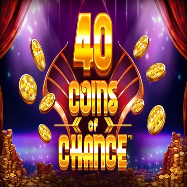 Official Slots logo: 40 Coins of Chance by SYNOT Games at Catspins Casino
