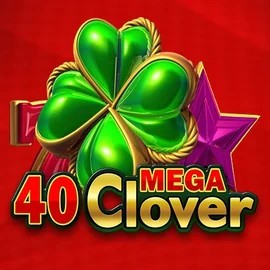40 Mega Clover slot visual from Amusnet Interactive available on catsspinscasino.com