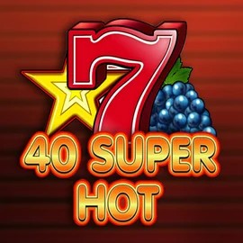 40 Super Hot slot logo by Amusnet Interactive at Catspins Casino