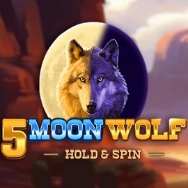 5 Moon Wolf by Apparat Gaming, showcased at catsspinscasino.com – game logo