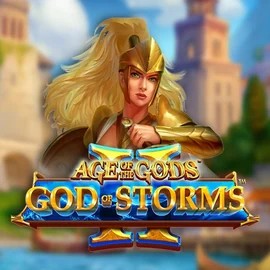 Age Of The Gods: God Of Storms 2 game by Playtech – logo hosted on Catspins Casino