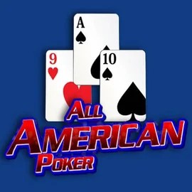 All American Poker slot logo by RTG (Reel Time Gaming) at Catspins Casino
