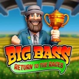 Big Bass Return to the Races by Pragmatic Play, showcased at catsspinscasino.com – game logo
