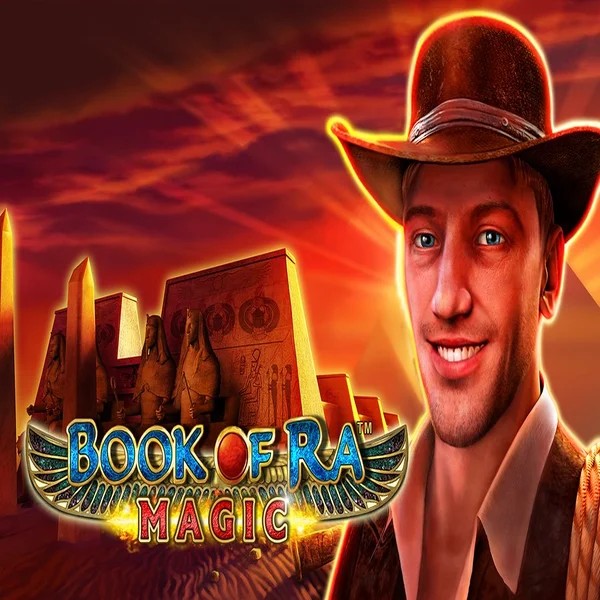 Book of Ra Magic slot icon by Greentube, available at Catspins Casino