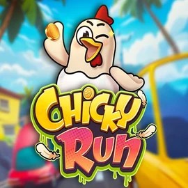 Chicky Run online game logo by PG Soft on catsspinscasino.com