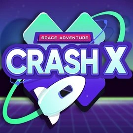 Crash X logo by Turbo Games Catspins Casino
