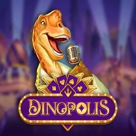 Dinopolis slot logo by Push Gaming at Catspins Casino