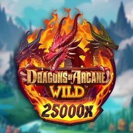 Dragons of Arcane Wild slot icon by Foxium, available at Catspins Casino
