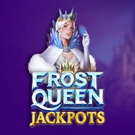 Frost Queen Jackpots online game logo by Yggdrasil on catsspinscasino.com