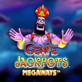Genie Jackpots Megaways logo by Blueprint Gaming Catspins Casino