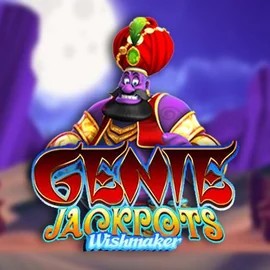 Genie Jackpots Wishmaker slot visual from Blueprint Gaming available on catsspinscasino.com