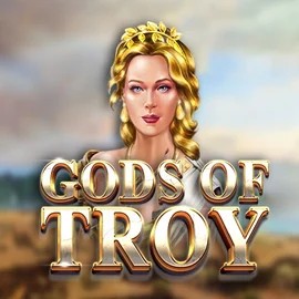 Gods of Troy logo by Red Tiger Gaming at Catspins Casino