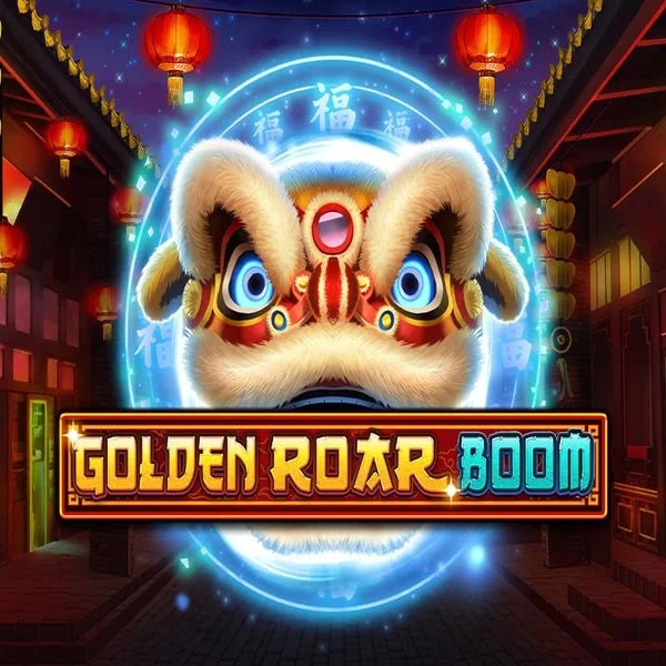 Slots logo of Golden Roar BOOM from Greentube at Catspins Casino