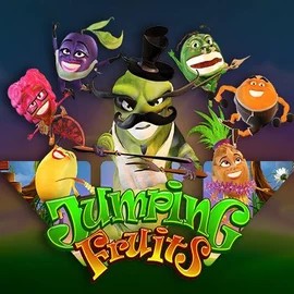 Jumping Fruits logo – Slots by Wazdan at Catspins Casino