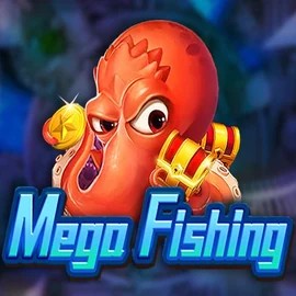 Mega Fishing logo by TaDa Gaming at Catspins Casino