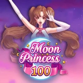 Moon Princess 100 online game logo by Play'n GO on catsspinscasino.com