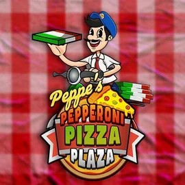 Peppe’s Pepperoni Pizza Plaza logo by Pragmatic Play at Catspins Casino