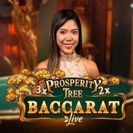 Prosperity Tree Baccarat by Evolution, showcased at catsspinscasino.com – game logo