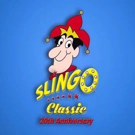 Slingo Classic 20th Anniversary logo by Slingo Catspins Casino