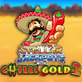 Stellar Jackpots with Chilli Gold x2 slot logo by Lightning Box Game at Catspins Casino