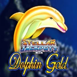 Dolphin Gold with Stellar Jackpots casino game by Lightning Box Game – featured logo at Catspins Casino