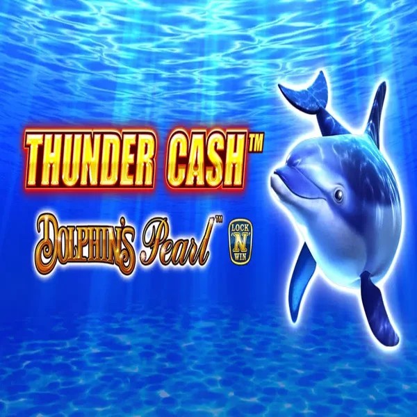 Thunder Cash Dolphins Pearl logo – Slots by Novomatic at Catspins Casino