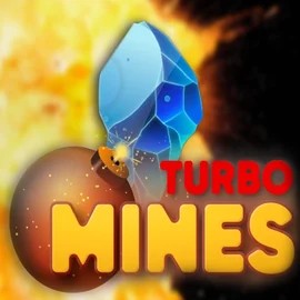 Turbo Mines slot icon by Turbo Games, available at Catspins Casino