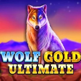 Wolf Gold Ultimate by Pragmatic Play, showcased at catsspinscasino.com – game logo