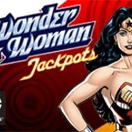 Wonder Woman Jackpots logo by Amaya at Catspins Casino